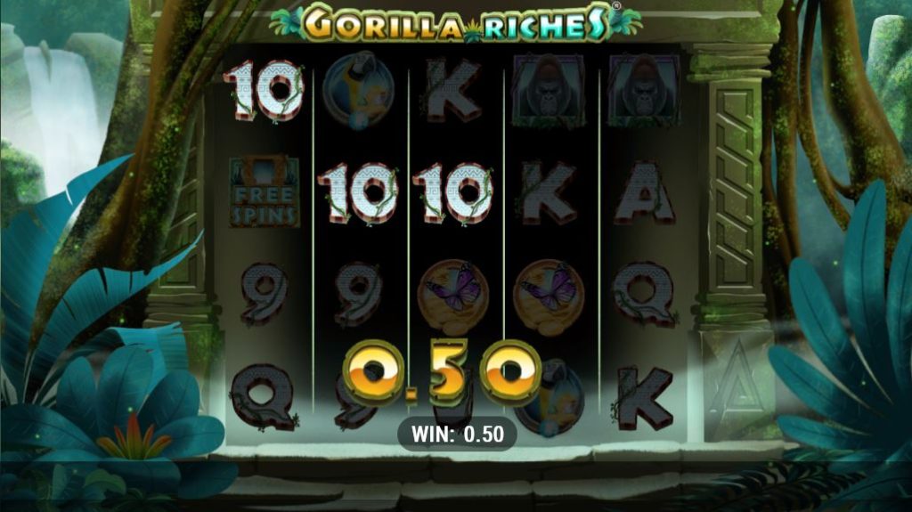 Gameplay of gorilla richest slot 