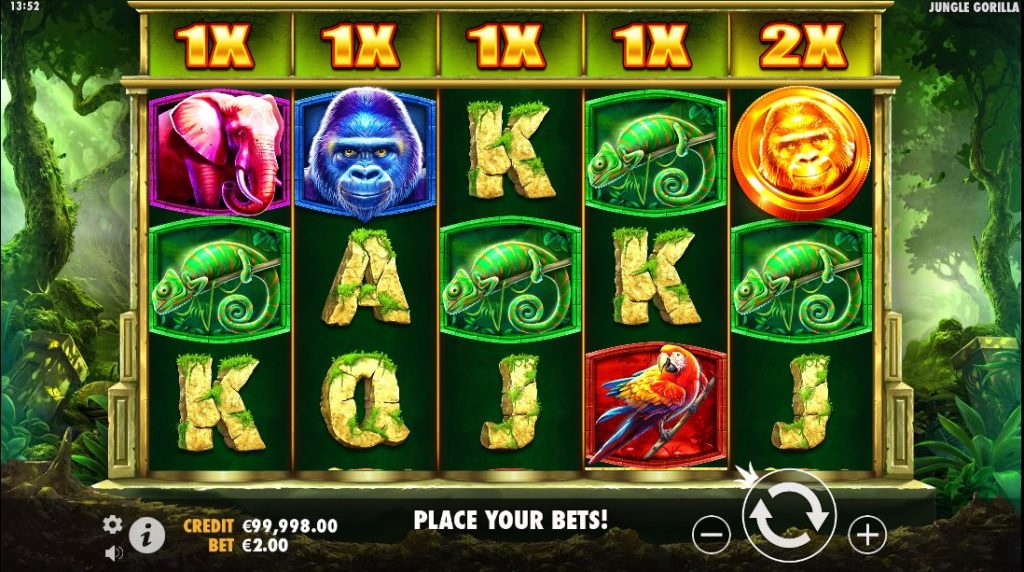 gameplay of jungle gorilla slot 