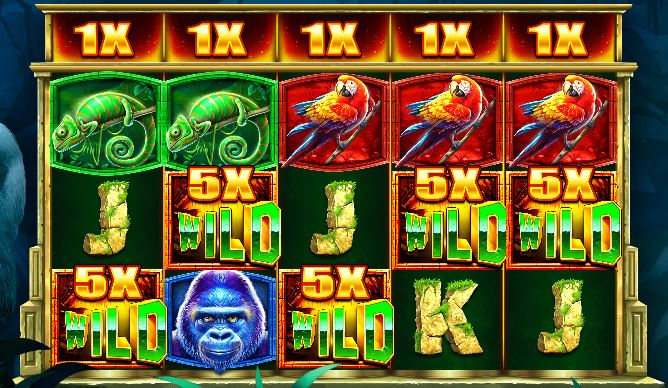 gameplay of jungle gorilla slot 