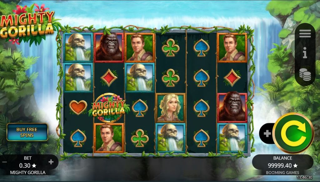 gameplay in mighty gorilla slot 