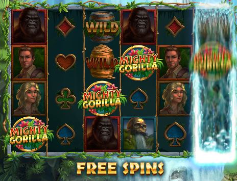 free spins in mighty gorilla slot 