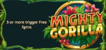 free spins in mighty gorilla 
